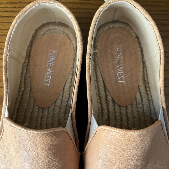 Nine West Leather Espadrille Sneakers size 7 - Picture 2 of 5